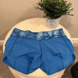 Lululemon Speed Up Shorts Blue